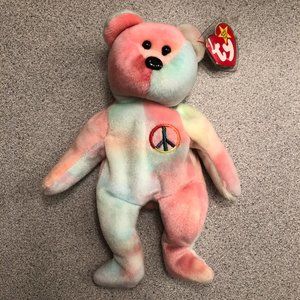 Peace Beanie Babies Bear
